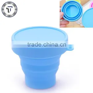 Healthy Life FDA Grade Silicone Folding Cup for Gift Collapsible Silicone Cup thumbnail-1