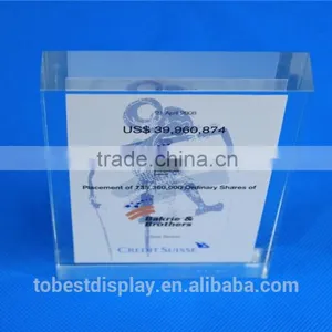 Shenzhen Tobestdisplay Factory Custom Crystal Acrylic Award Blanks thumbnail-6