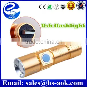 Factory Directly Sale Usb Charger Flashlight thumbnail-1