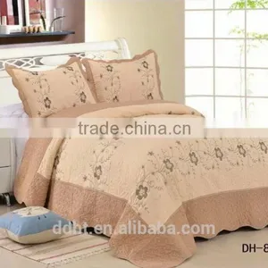 DH8813 Embroidery Quilts / Embroidery Bedspreads / Bedding Sets thumbnail-1