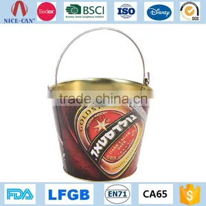 Wholesale Walmart Red Rull Champagne Beer Aluminum Tin Ice Bucket Custom Bulk China Stainless Steel Metal Ice Bucket thumbnail-2