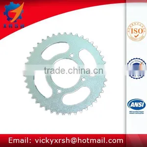 C45 Steel High Quality Motorcycle Sprocket Rear Sets 428H for Hot Sale thumbnail-2