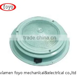 Stamped 304 Stainless Steel DOME LIGHT(HALOGEN) With White Powder Coating thumbnail-1