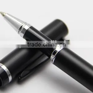 Black Silver Ring Roller Metal Pen thumbnail-3