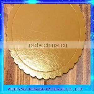 China Mill Supplier Golden Foil Paper Board For Cake Decorating thumbnail-4