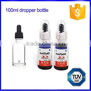 New Good 100ml Clear Perfume Glass Bottle, Glass Dropping Bottle Supplier's Choice thumbnail-4