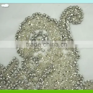 2015 Newest and Fashion Handmake Tulle Applique With Beads RC-315 thumbnail-3