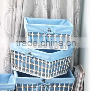 Simple Clean Handmade Cheap Jute Storage Basket thumbnail-1