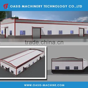 Steel Structure Warehouse Design and Supply With Workers Overseas thumbnail-1