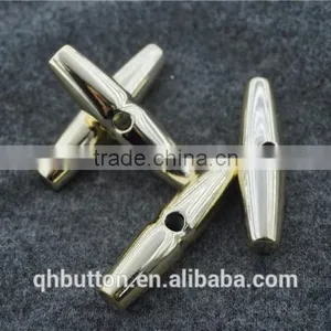 FASHION PLATING SIGLE HOLE BAR BUTTON FOR CLOTHING thumbnail-2