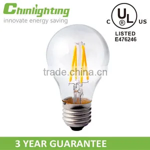 LED UL Listed A19 E27 2W/4W/6W/8W Dimmable LED Filament Bulb thumbnail-1