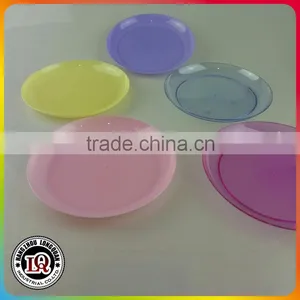 Assorted Neon Disposable Party Plastic Plate thumbnail-1