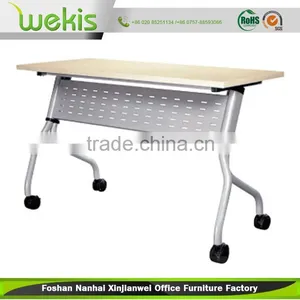 Custom-Made Elegant Folding Table With Casters thumbnail-1