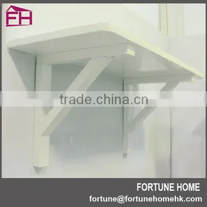 White Painting Wooden Bracket Shelf thumbnail-1