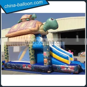 Inflatable Turtle Bouncer Slide With High Quality / Inflatable Animal Bouncer for Kids thumbnail-1