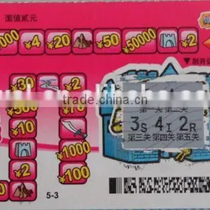 4 Color Printing Thermal Scratch off Lottery Ticket Manufacturer thumbnail-5