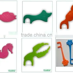 Kids Plastic Y SHAPE Dental Floss Pick thumbnail-3