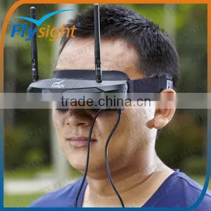 H1623 Flysight SpeXman One Goggle Glass SPX01 FPV 5.8G 32CH Div AIO Wireless Dual Receiver thumbnail-5