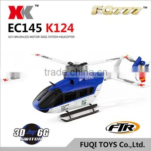 XK High Quality 6CH Brushless Motor 3D6G System rc Helicopter RTF in Sale thumbnail-1