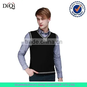 Wholesale Mens Sweater Vest, Knitted Custom Sweater Vest thumbnail-2