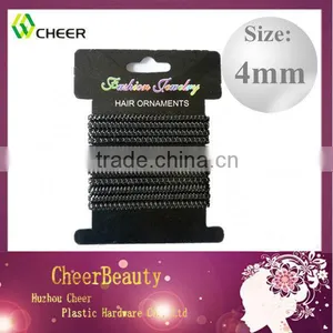 Black Hair Rubber Bands for Lady thumbnail-1