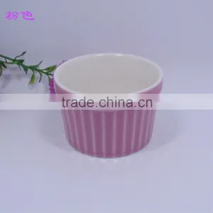 Cheap Colorful Mini Cearmic Baking Cup thumbnail-4