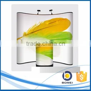 3*3 3*4 Expo Folding Spring Connected Backdrop Stands, Trade Show Pop up Wall thumbnail-1