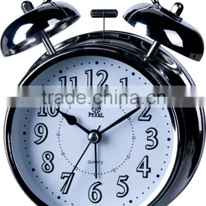 Pearl Mini Metal Bell Alarm Clock PT257 thumbnail-3