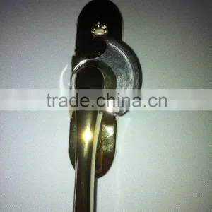 90910307 Half Moon Lock Sliding Window Lock Winow Handle Gold-plated thumbnail-2