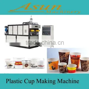 Disposable Plastic Glass Equipments /Disposable Snack And Plastic Cup Extruder Machinery thumbnail-1