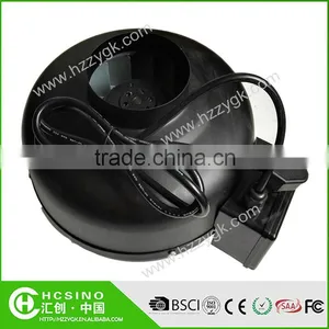 Hangzhou Zhejiang Factory Circular Mounted Steel Inline Duct Fan / 12 Inch Centrifugal Exhaust Pipe Fan / Blower Fan thumbnail-1