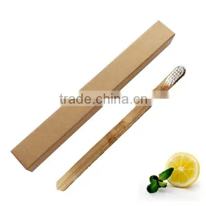 2016 Eco-friendly Biodegradable Wave Bamboo Wood Toothbrush thumbnail-2