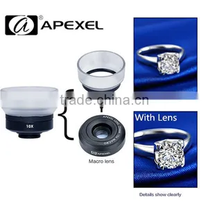 10x Macro Lens Universal Clip Camera Cell Mobile Phone Lens For IPhone 4 5 6 Plus Samsung S6 for Sony Z3 thumbnail-2