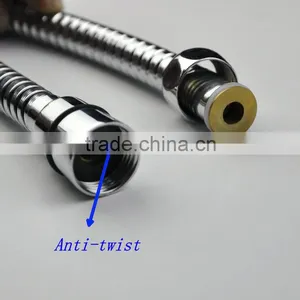 High Quality Stainless Steel Double Locks Anti-twist Shower Tube thumbnail-3