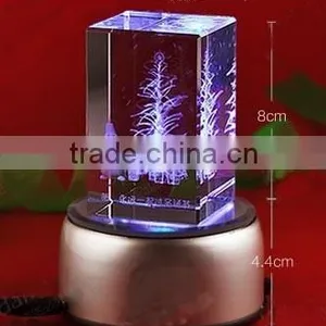2016 3D Laser Engraving Crystal Gifts, Crystal Cube, Crystal Crafts thumbnail-1