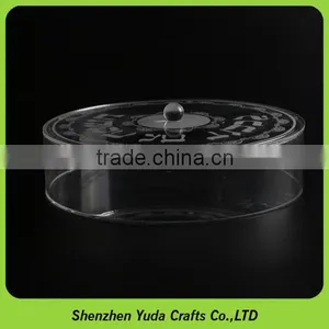 Promotional High Quality Plexiglass Display Case Acryl Dustproof Round Box thumbnail-3