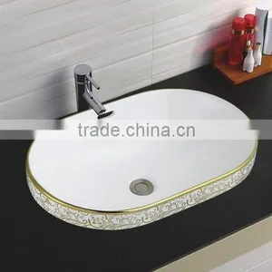 Cheap Price Classic Flower Luxury Color Cheap Wash Basin thumbnail-2