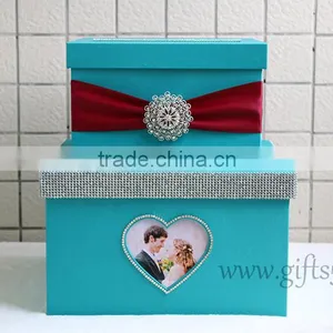 Elegant Handmade Wedding Card Holder Made in China Wedding Card Box Supplier thumbnail-2