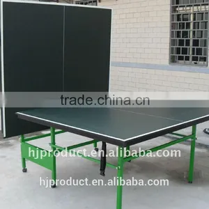 High Quality Economic Factory Promotion 18mm MDF Standard Size Moveable Foldable Table Tennis Table thumbnail-1