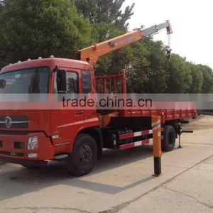160 Kn.m at 2.5 m Crane Truck 6.3 Ton Truck Mounted Crane SQ6.3S3 High Quality on Sale Truck Crane thumbnail-6