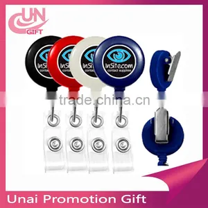 Retractable Badge Reel With PVC Card Holder For School Student Yoyo Retractable Badge Reel thumbnail-1