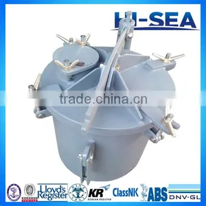 China Supplier Round Marine Stainless Steel Rotating Oil Tight Hatch Cover thumbnail-1