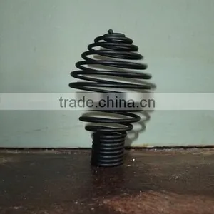 Iron Spiral Curtain Rod End & Finials thumbnail-5
