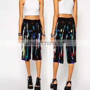 100% Polyester Summer Colorful Fashion Women Yoga Pants With Pockets 2016 Wholesale thumbnail-1