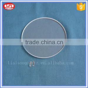 Round Flat Clear Quartz Glass Plate for Sale thumbnail-2
