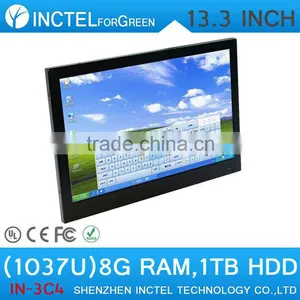 13.3 Inch All-in-One POS Industrial 4-wire Resistive Touchscreen Computer 1280*800 Win Linux Install 8G RAM 1TB HDD thumbnail-1