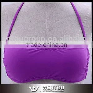 Monogrammed Solid Color Bandeau Tops thumbnail-4