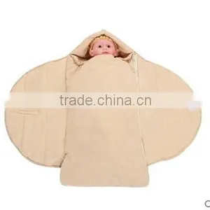 Embrodiery Newborn Infant Baby Cuddle Blanket Quilted Baby Sleeping Bag thumbnail-3