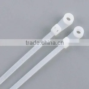 Powerfull Nylon 66 Black & White Mountable Head Cable Wire Tie thumbnail-6