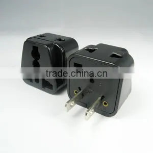 New Products 2016 Twin Socket, Japan, Thailand, Canada, USA Plug to Universal Travel Adapter Double Adapter Plug thumbnail-1